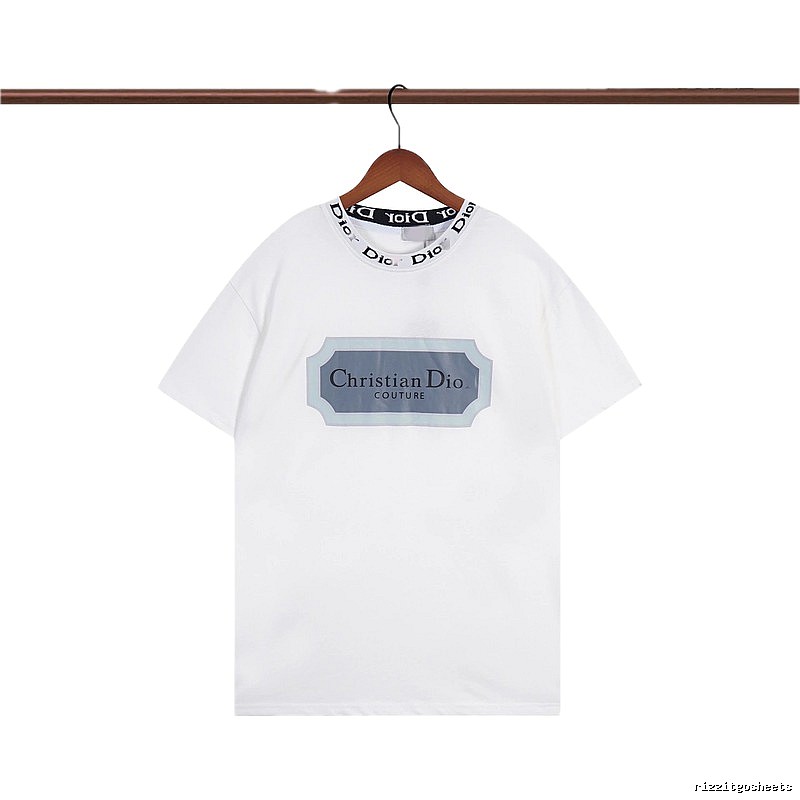 Dior Couture Minimalist Style White Short-sleeve T-shirt