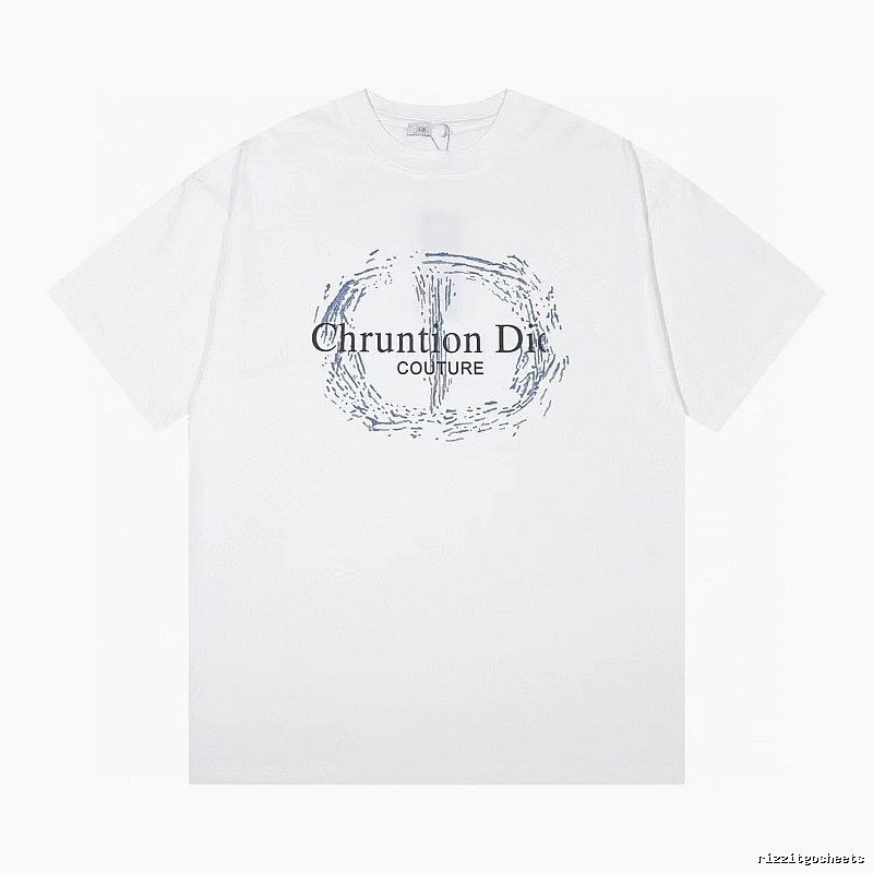 Dior Couture Trendy Style White Short-sleeve T-shirt