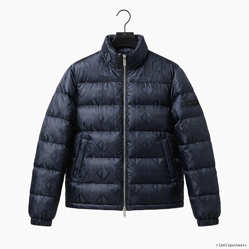 Dior quilted black down jacket