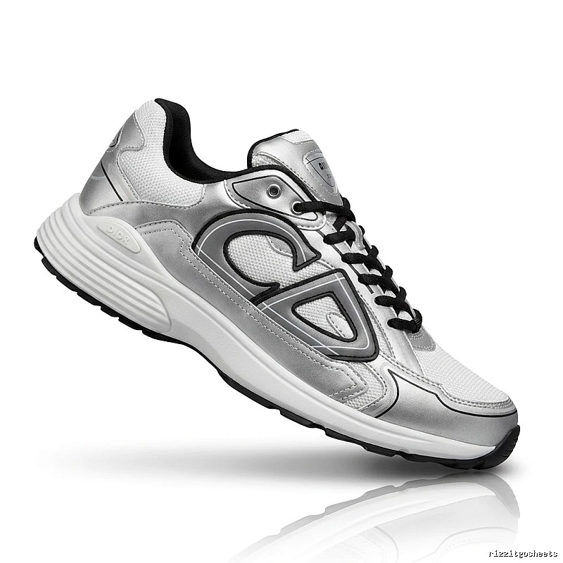 Dior silver fashionable sports shoes