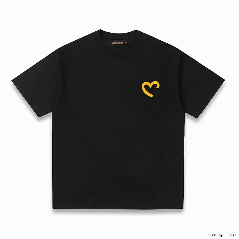 DREW Basic Style Simple Black T-shirt