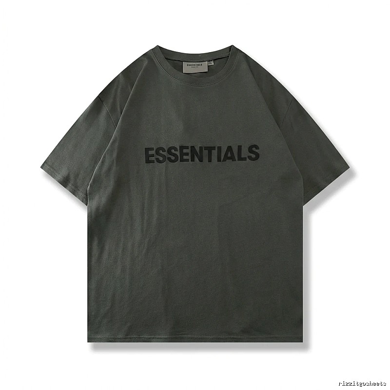 ESSENTIALS Basic Dark Grey T-shirt