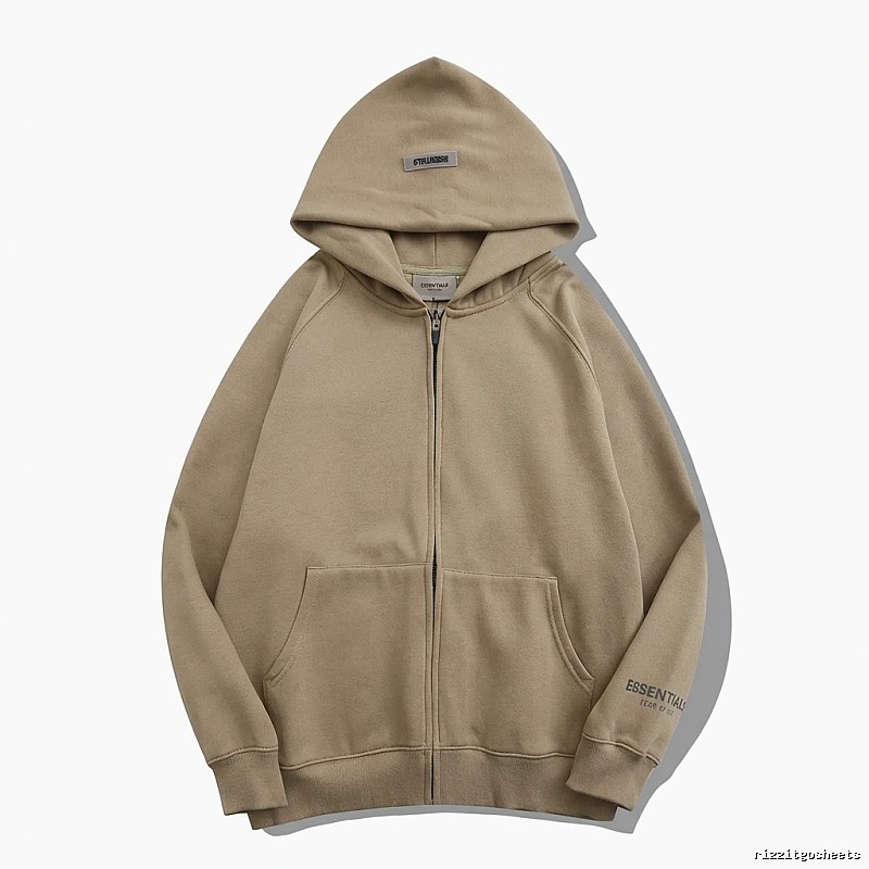 ESSENTIALS Basic Khaki Sweatshirt