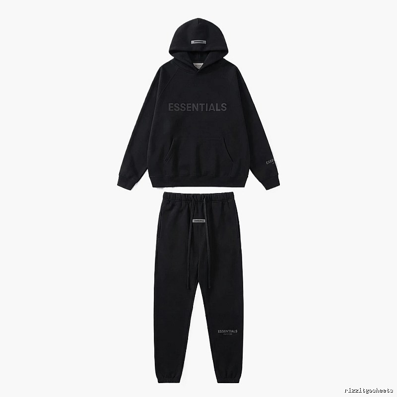 ESSENTIALS casual style black suit