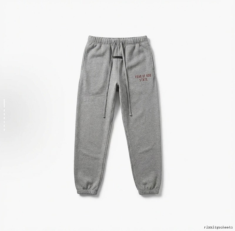 ESSENTIALS casual style grey sweatpants