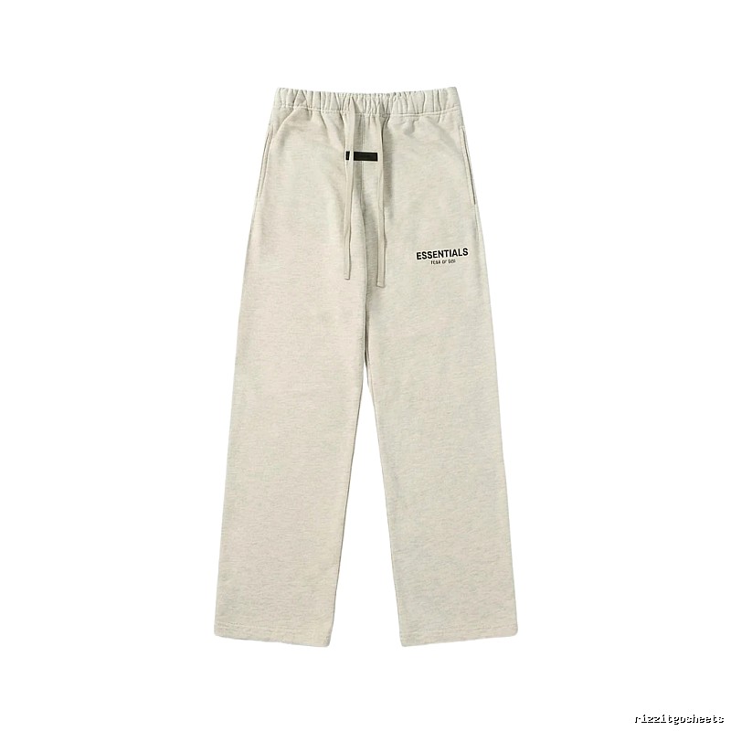 ESSENTIALS minimalist light gray sweatpants