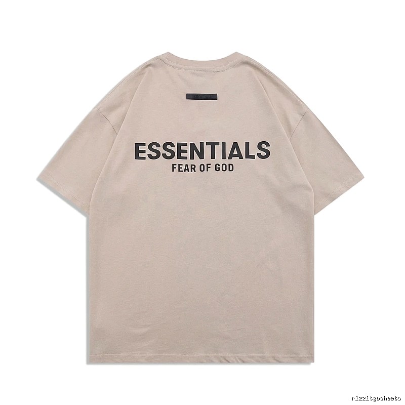 ESSENTIALS minimalist style beige T-shirt