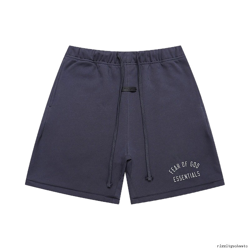 ESSENTIALS minimalist style dark gray shorts