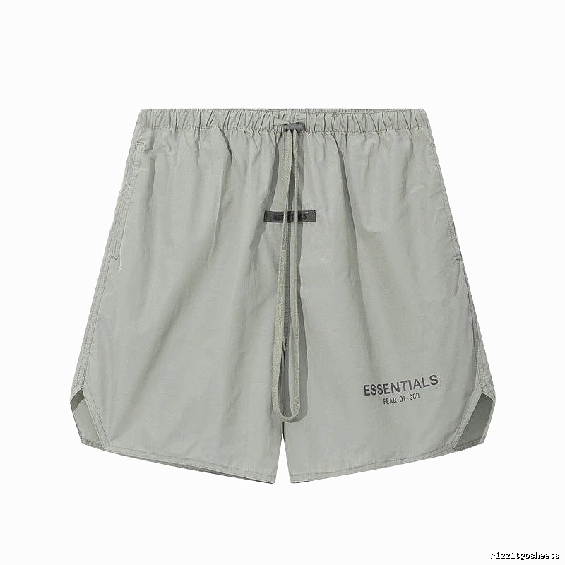 ESSENTIALS minimalist style light gray shorts