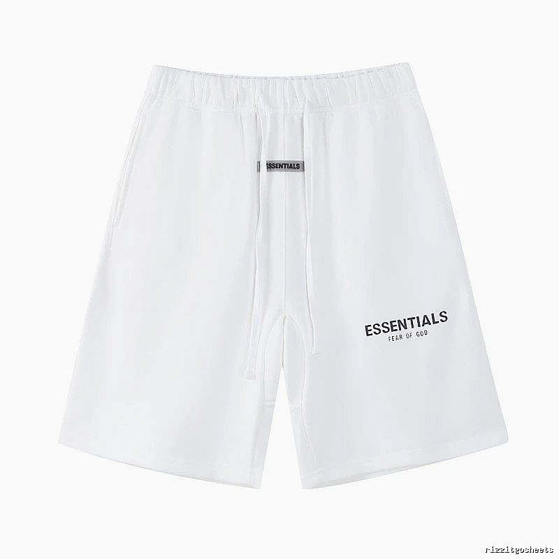 ESSENTIALS minimalist style white shorts