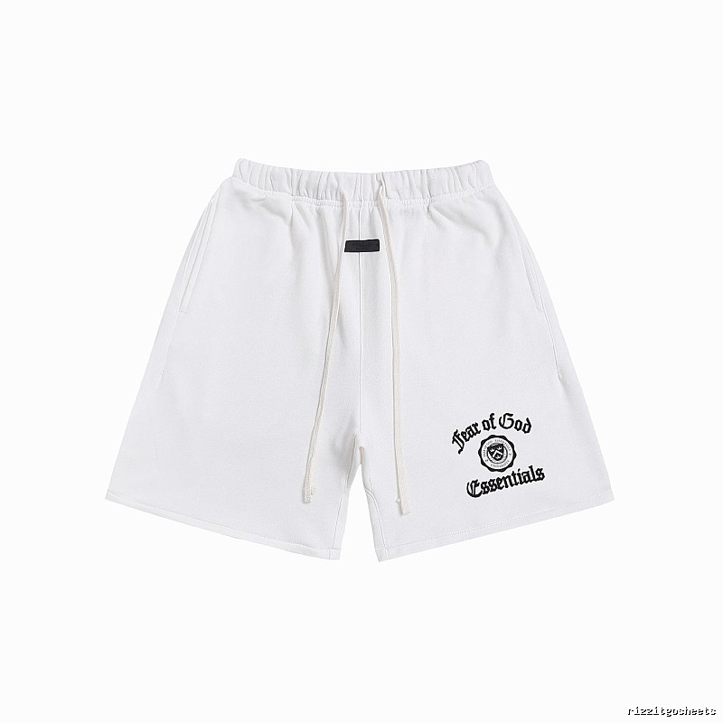 ESSENTIALS Trendy Brand Simple White Shorts