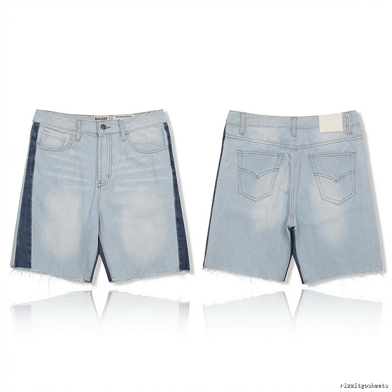 Gallery Dept denim-style light blue shorts
