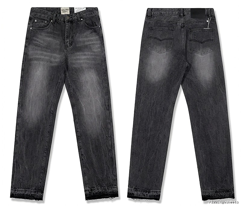 Gallery Dept. Distressed Black Jeans