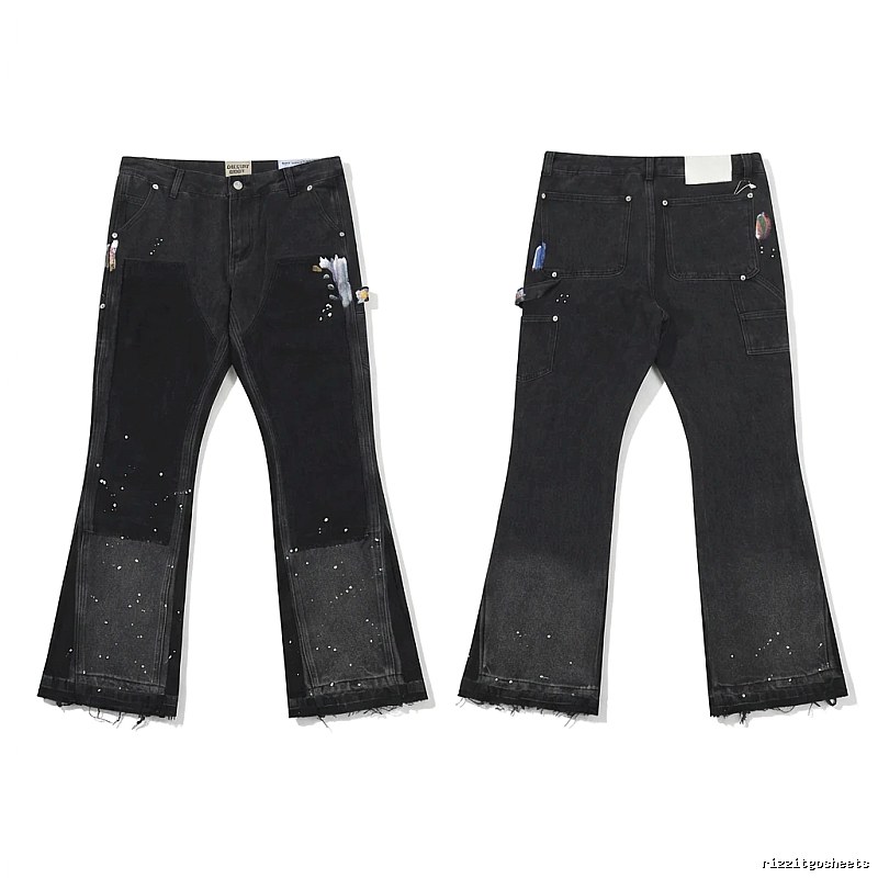 Gallery Dept Graffiti Style Black Jeans