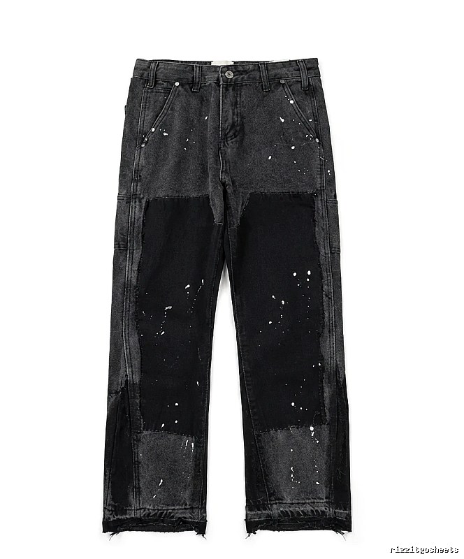 Gallery Dept Graffiti-style Black Jeans
