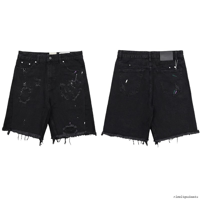 Gallery Dept Graffiti Style Black Shorts