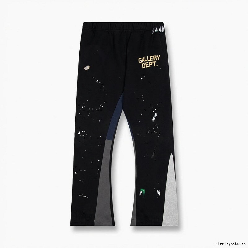 Gallery Dept Graffiti Style Black Trousers
