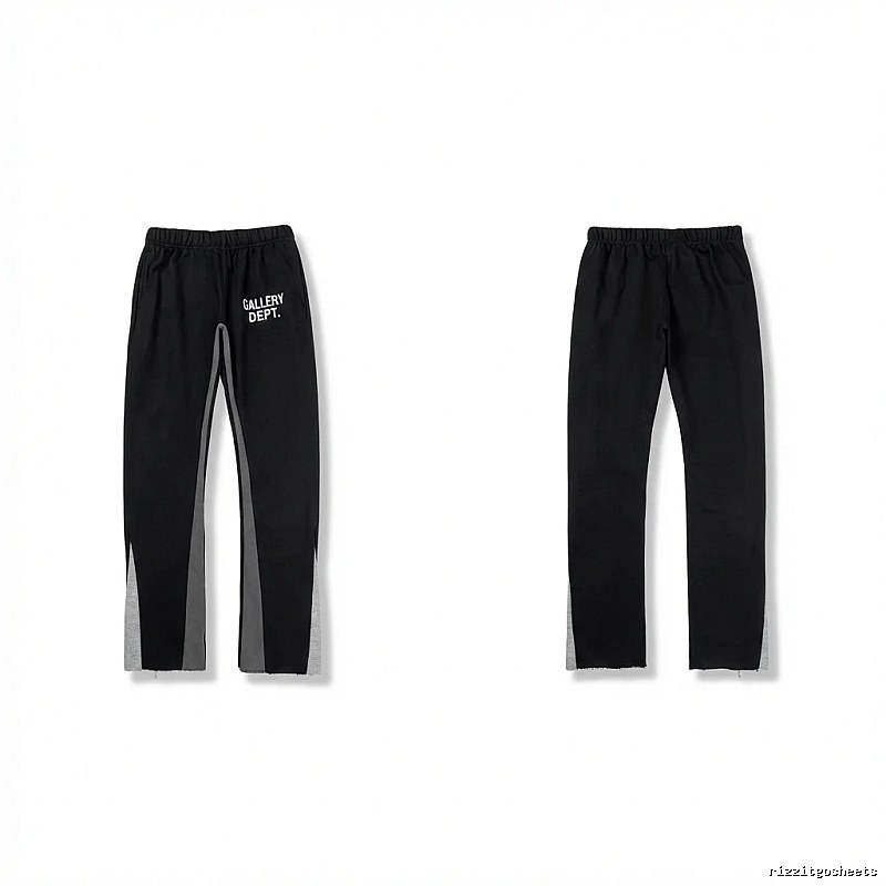 Gallery Dept. Patchwork Style Black Trousers
