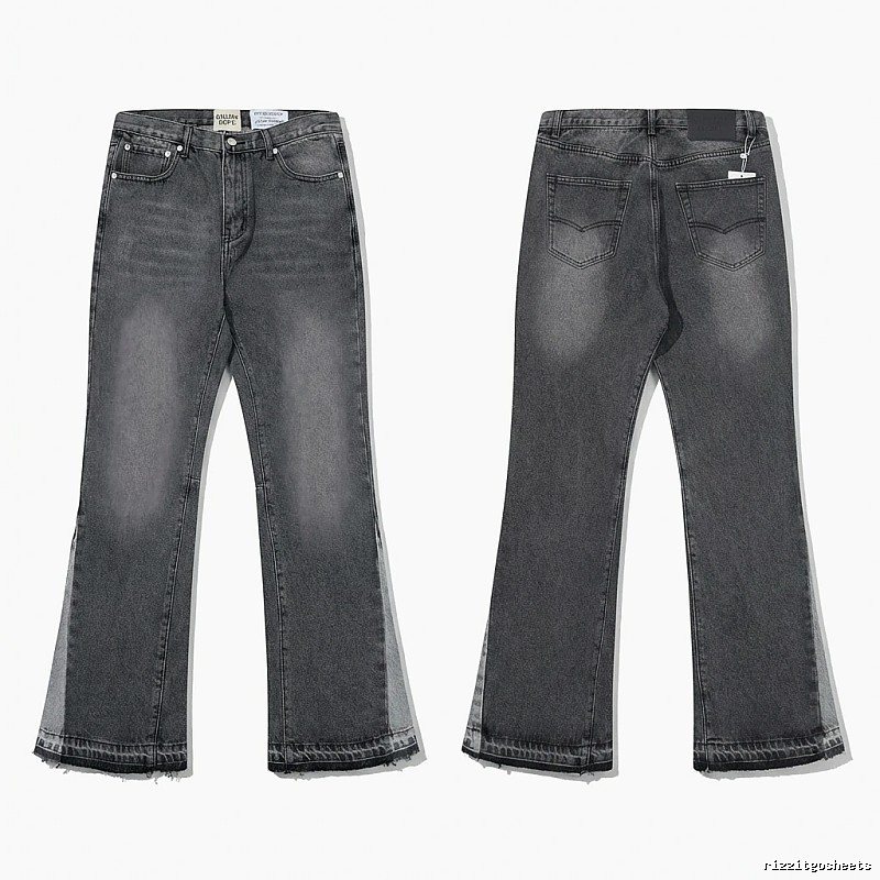 Gallery Dept Retro Style Black and Grey Jeans