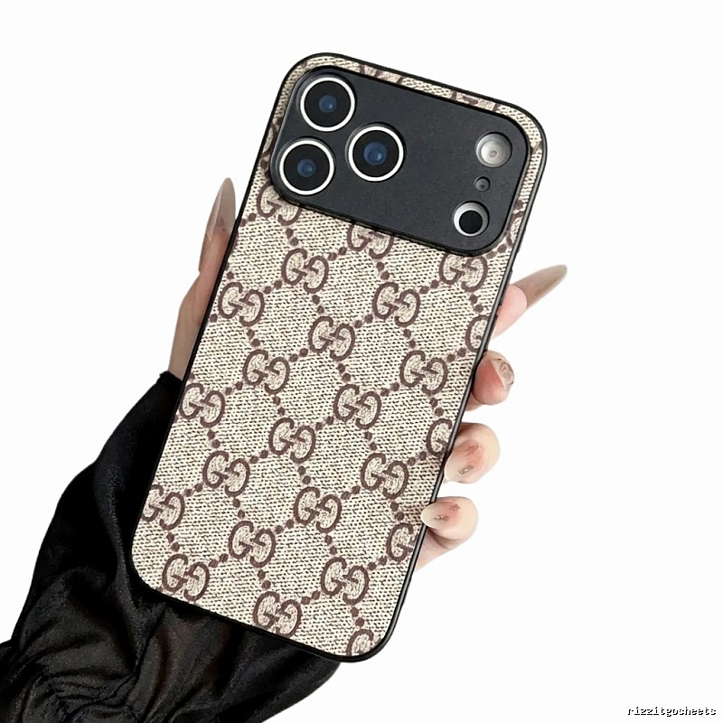 Gucci monogram style iPhone case