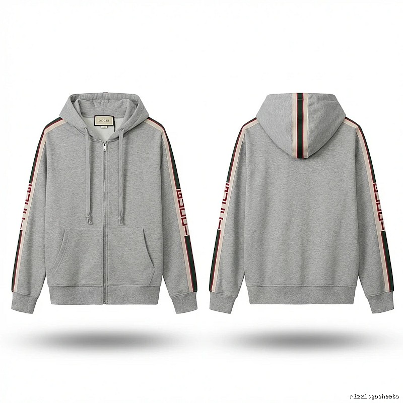 Gucci Stripe Grey Hoodie