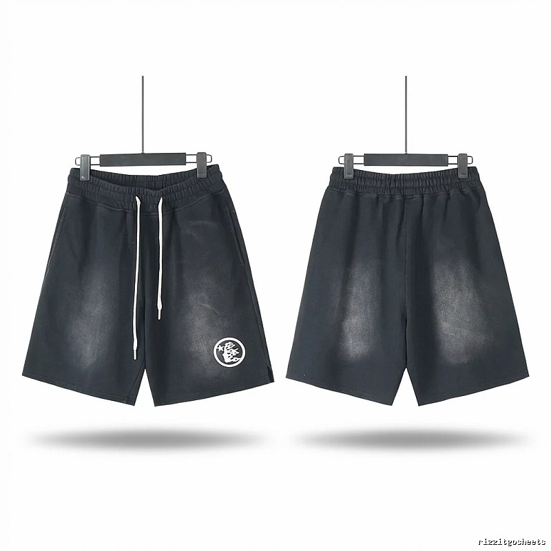 Hellstar dark style black shorts