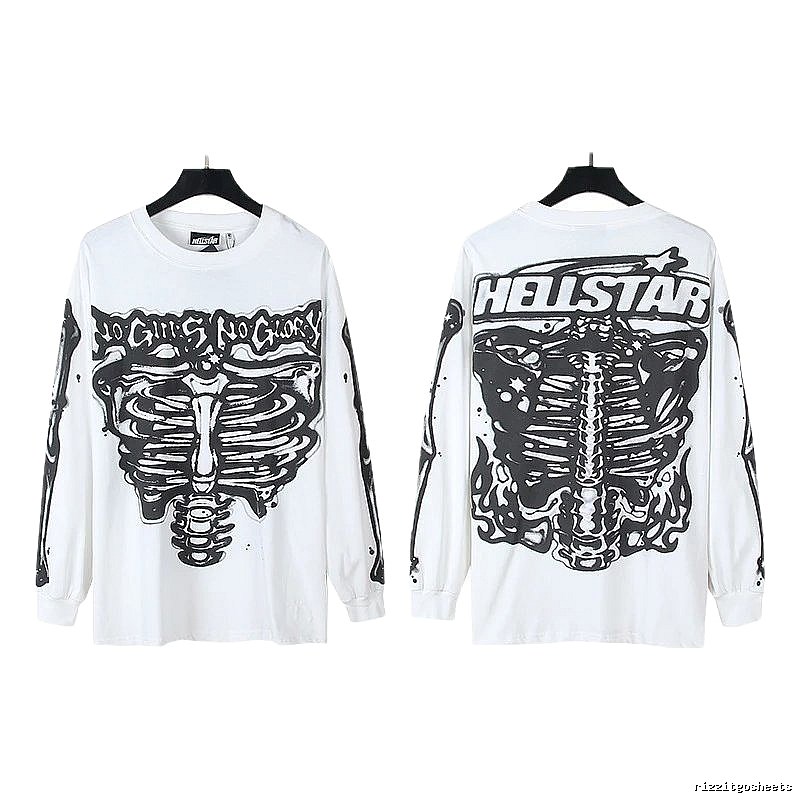 Hellstar Dark Style Skull White T-shirt
