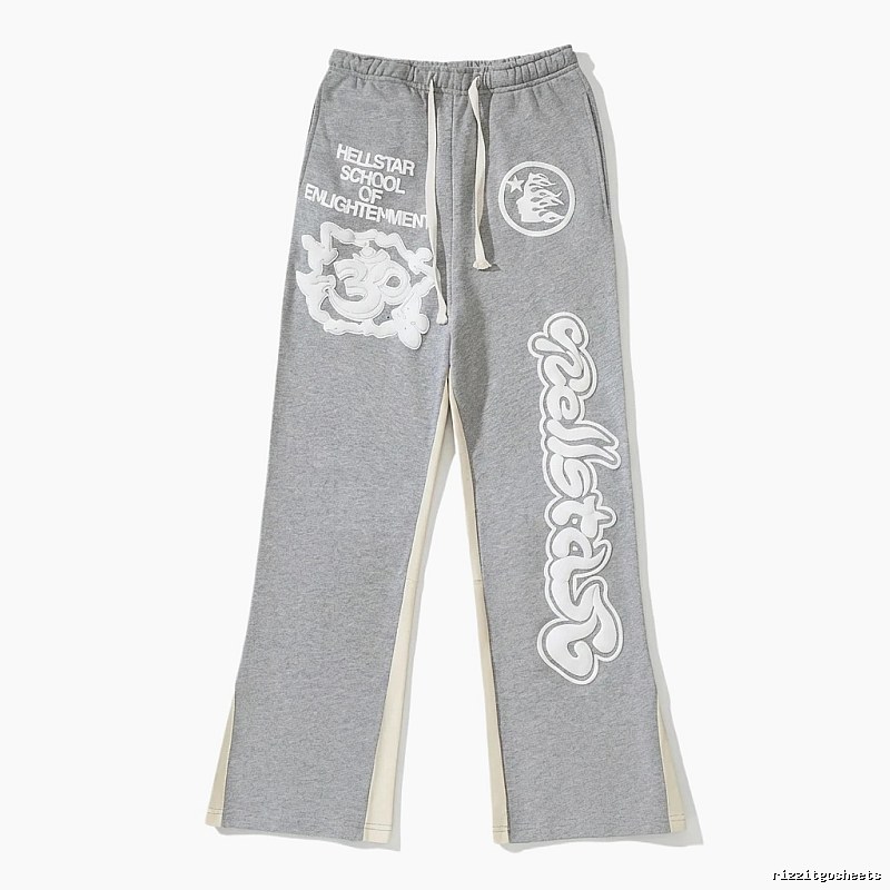 Hellstar Grey Trendy and Cool Style Long Pants