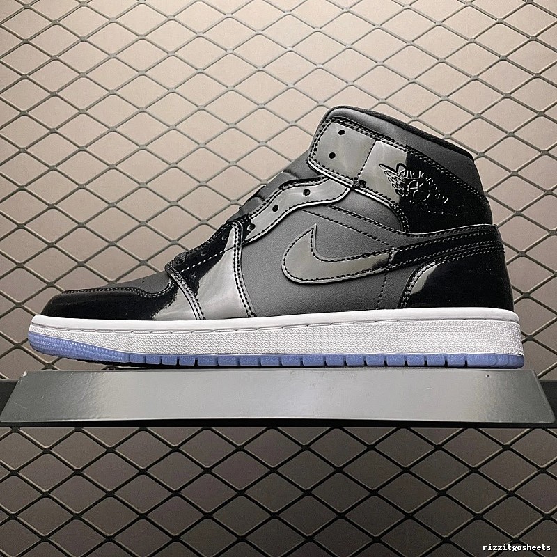 Jordan Black and Gray Contrast Midsole Basketball High-Tops