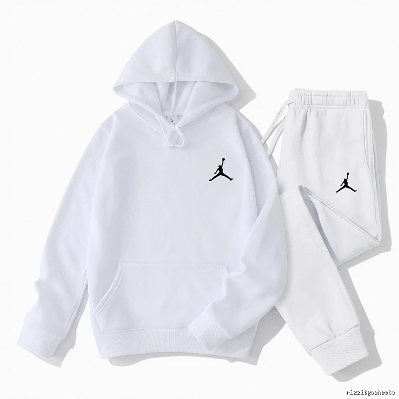 Jordan sporty white suit