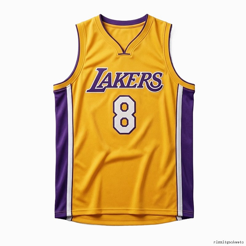 Kobe Lakers retro yellow jersey