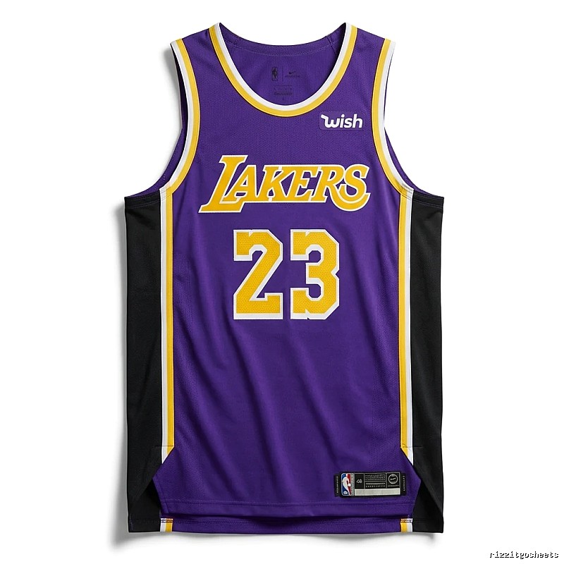 LBJ Lakers retro purple jersey
