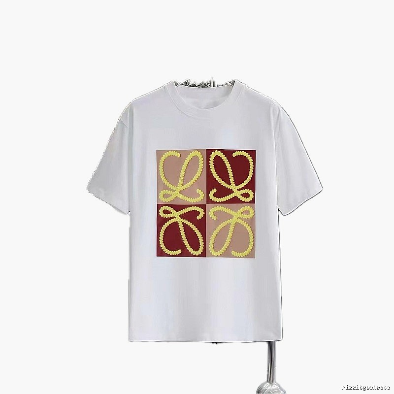 LOEWE Logo Collection Casual White T-Shirt