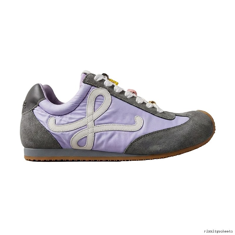 LOEWE vintage grey-purple sneakers