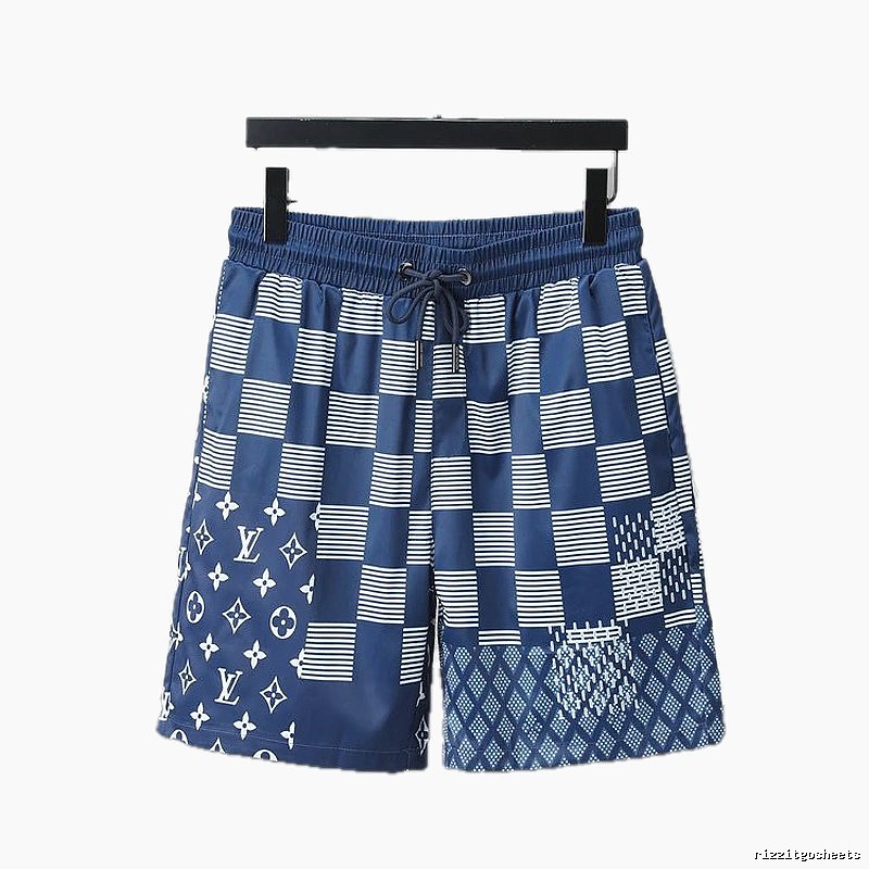 LV Damier Azur Fashion Blue Shorts
