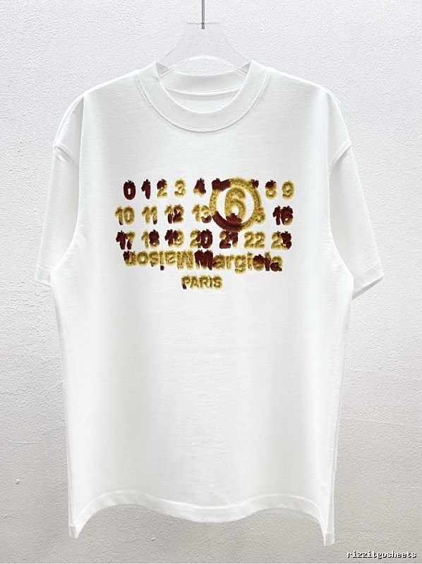 Maison Margiela Number Series High-Street White T-Shirt
