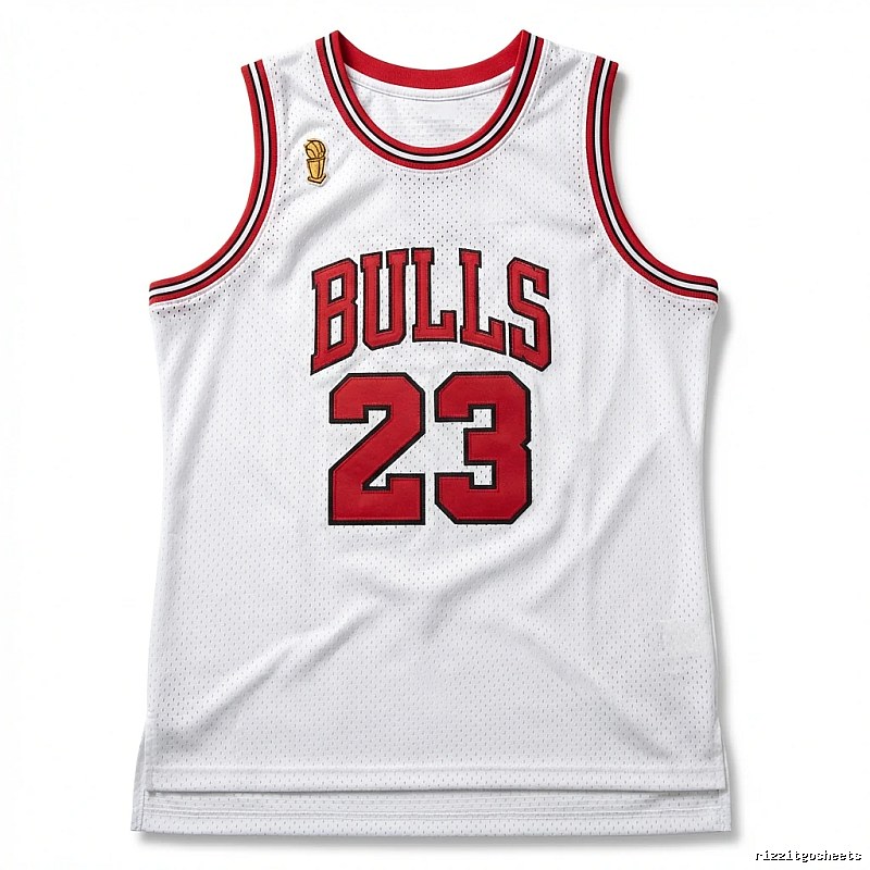 Michael Jordan retro-style white jersey