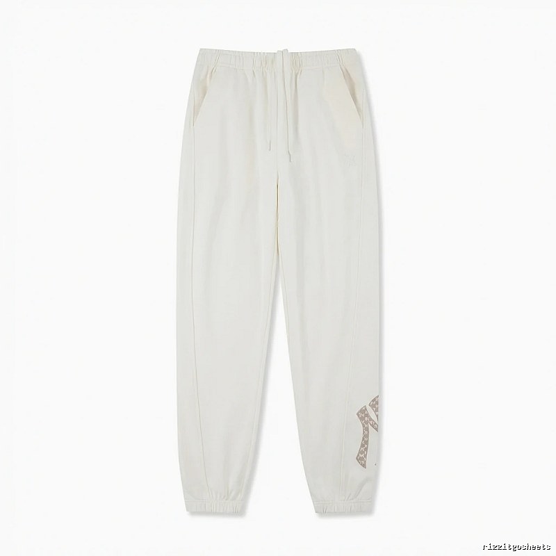 MLB casual style white sweatpants