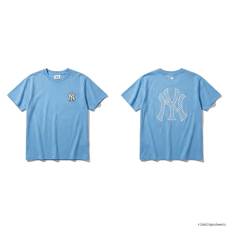 MLB Classic Simple Style Blue T-shirt