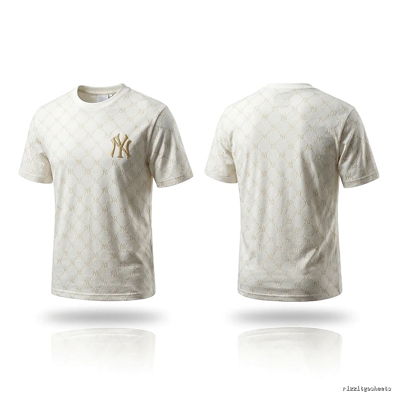 MLB Monogram Style White T-shirt