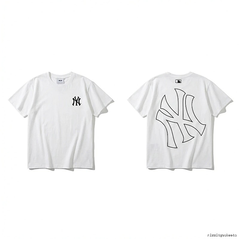 MLB New York Yankees minimalist style white T-shirt
