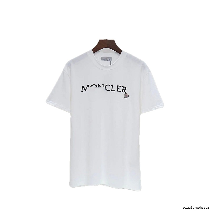 Moncler Classic Collection Minimalist Style White Short-sleeve T-shirt