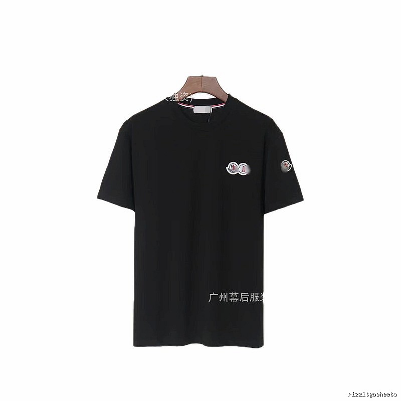Moncler Co-branded Casual Style Black Short-sleeve T-shirt
