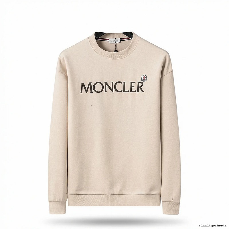 Moncler minimalist beige sweatshirt
