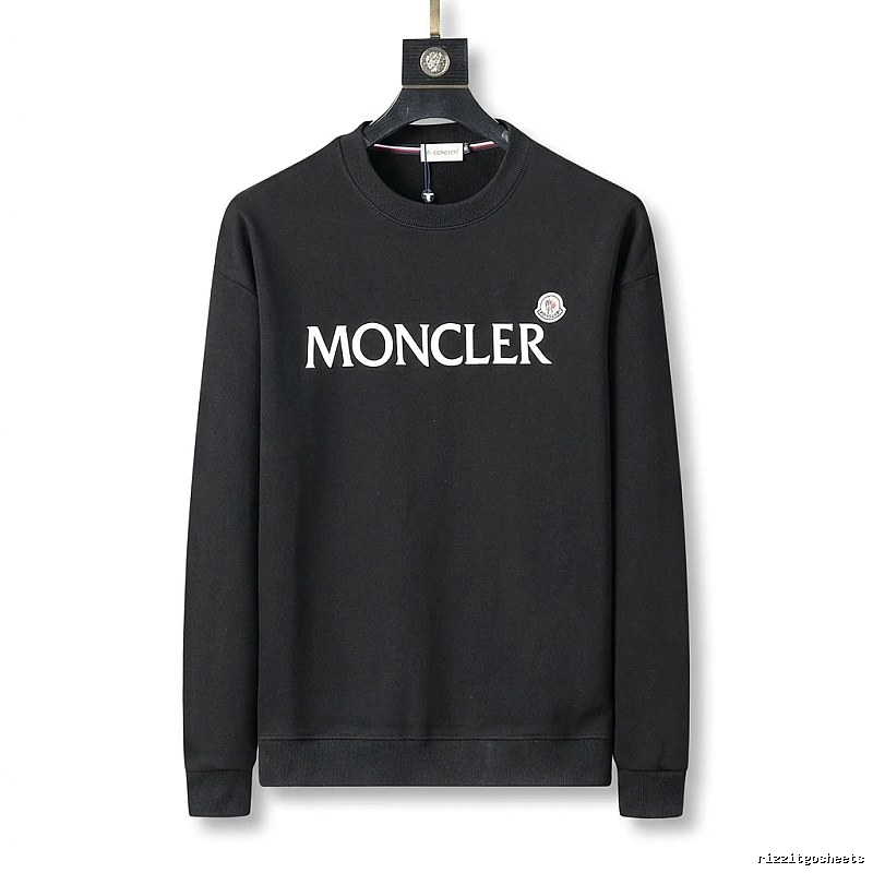 Moncler simple-style black sweatshirt