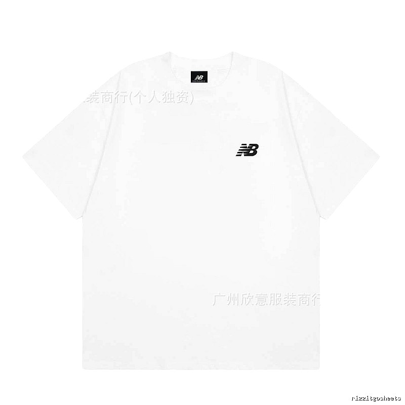 New Balance Classic Casual Style White Short-sleeve T-shirt