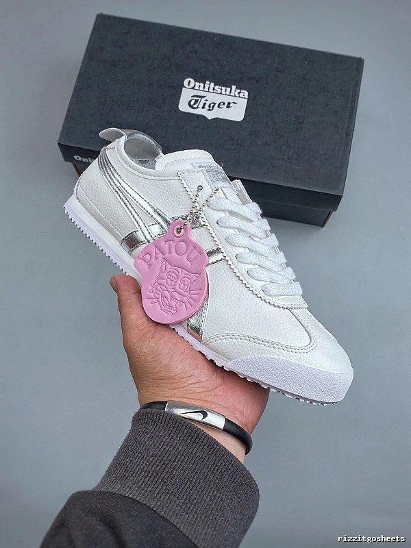 Onitsuka Tiger White Low-Top Sneakers, Clean Low Profile