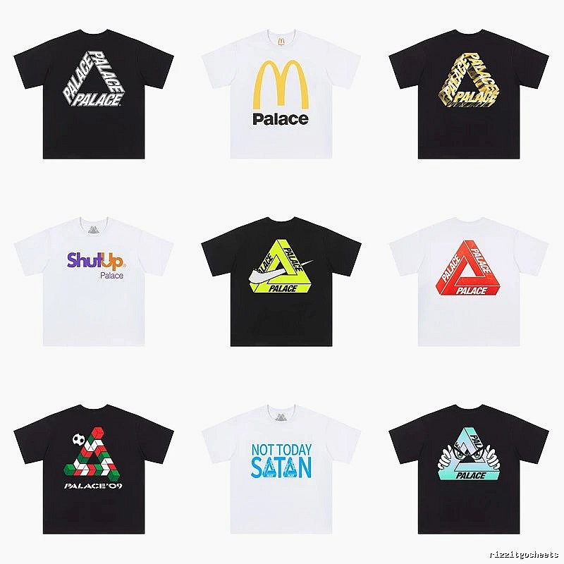 Palace Triangle Series Street Style Multicolor T-shirt
