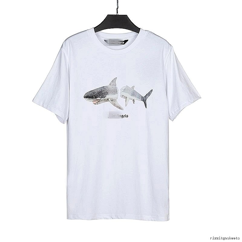 Palm Angels Patterned Bear graphic T-shirt White Colorful Bear with Polished Detail