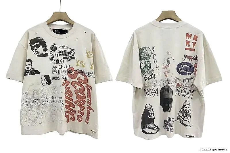 Paly Hollywood Graffiti Retro Off-white T-shirt